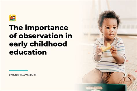 importance  observation  early childhood education