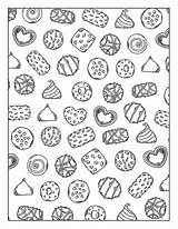 Candy Coloring Pages раскраски Print из все категории Sweets Color sketch template