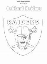 Raiders Coloring Logo Pages Oakland Drawing Cricut Nfl Painting Templates Svg Color Logos Football Printable Getcolorings Silhouette Now Do Getdrawings sketch template