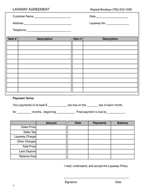 layway form fill  printable fillable blank pdffiller