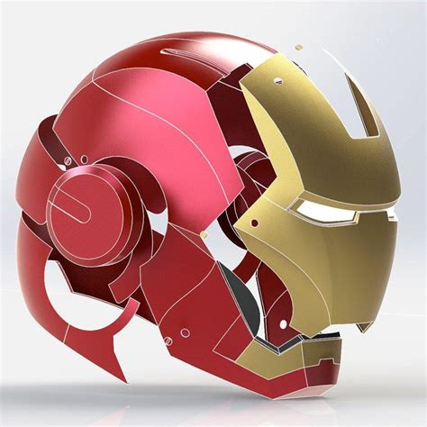 iron man helmet stl file   model
