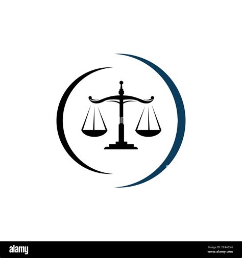 stylish scales  justice logo design vector  law lirm law office