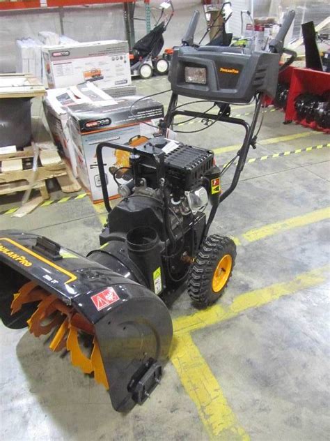 poulan pro pr    stage electric start snow blower mn home outlet auction burnsville