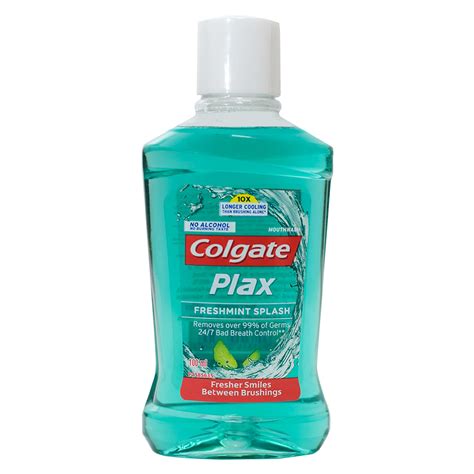 colgate plax antibacterial fresh mint mouthwash  ml price