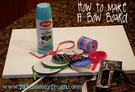 diy bow board easy craft idea