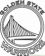 Warriors Golden State Coloring Pages Nba Color Printable Print Sports Warrior Getdrawings Getcolorings Coloringpages101 Popular sketch template