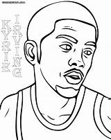Irving Kyrie sketch template