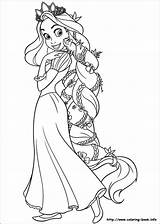 Rapunzel Everfreecoloring sketch template