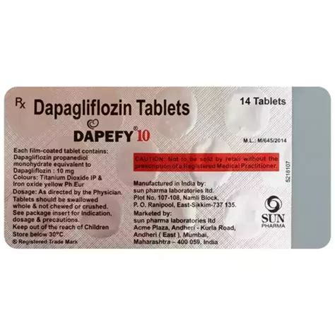 dapefy tablet  price dosage side effects substitute buy