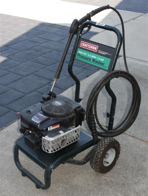 lot  craftsman hp  psi pressure washer quick start technology norcal