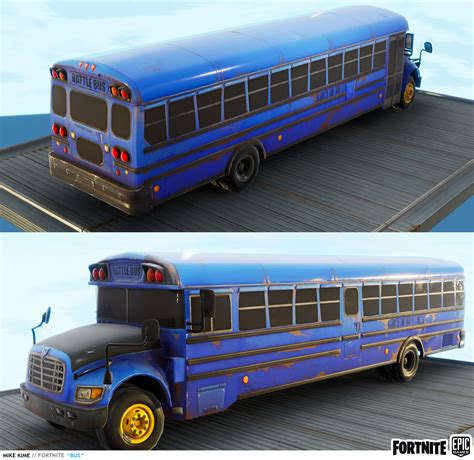 artstation fortnite battle bus concept basic  extras mike