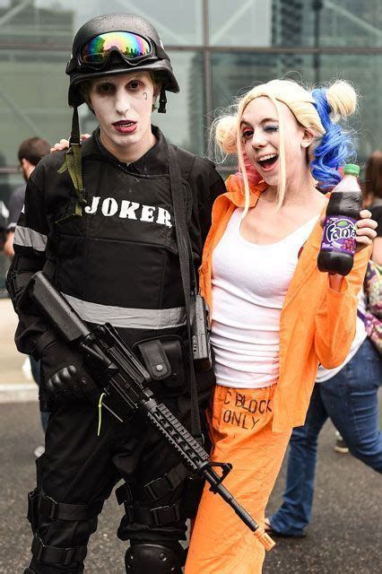 Harley And Joker S Cosplay Sexy Couple Halloween Costumes Cute
