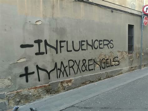 influencers  marx engels graffiti  gracia barcelona rsocialism