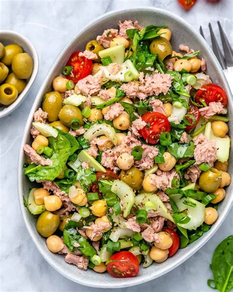 delicious chickpea tuna salad recipe healthy fitness meals