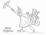 Poppins Mary Coloring Pages Visit Sheets Deviantart sketch template