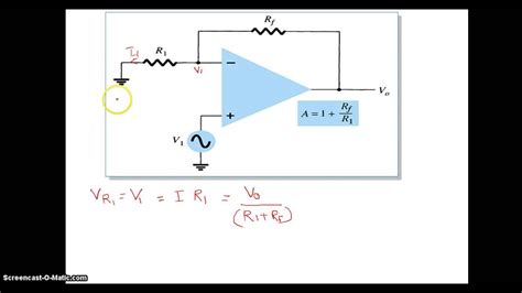 Non Inverting Amplifier Youtube