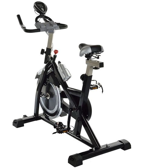 iris indoor cycle trainer fitness spin bike  kgs flywheel black buy    price