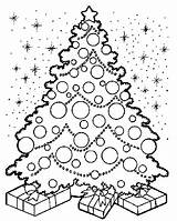 Kerstboom Kerst Kleurplaat Natale Kleurplaten Kerstkleurplaten Elementari sketch template