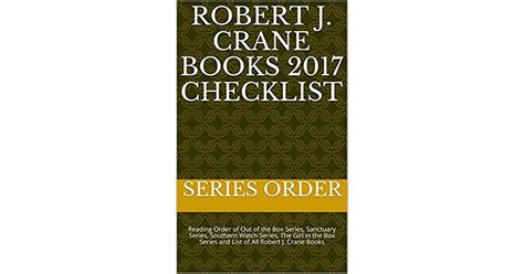 robert  crane books  checklist reading order     box