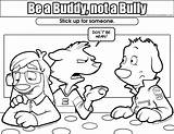 Pages Coloring Stick People Getcolorings Bullying Colouring sketch template