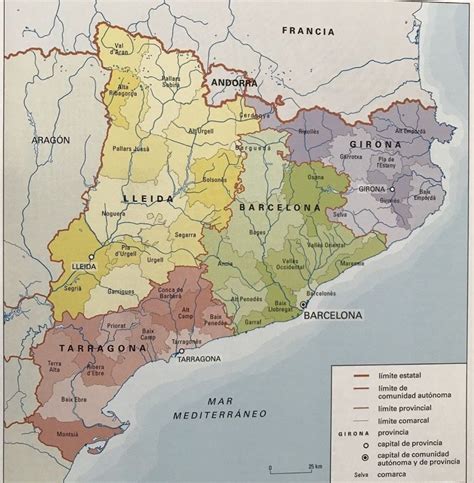 cuales son las provincias de cataluna