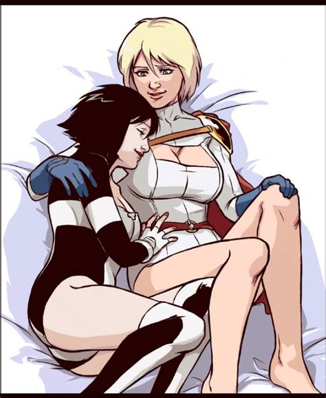 Power Girl And Terra In Love Power Girl And Atlee Lesbian