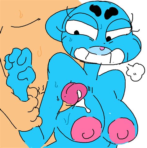 Rule 34 Anthro Armpit Sex Blue Fur Breasts Cartoon Network Cum Cum On