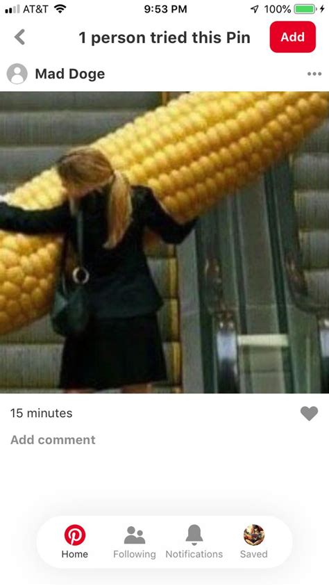 Pin By Erin S On Corn Memes Corn Person Ads
