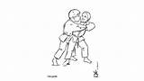 Goshi Uki Judo Coloriages sketch template