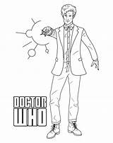 Doctor Who Coloring Pages Printable Tardis Colouring 11th Sheets Color Kids Board Angel Getcolorings Books Matt Smith Brilliant Tenth Book sketch template