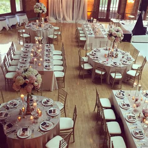 cafe brauer wedding  wedding tables wedding table layouts wedding reception seating
