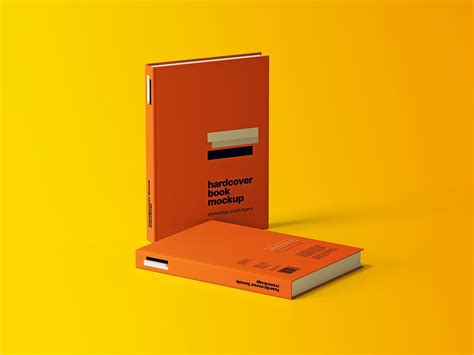 hardcover books  mockup  mockup