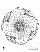 Mandala Mandalas Poppy Woojr sketch template