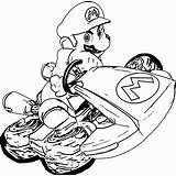 Mario Kart Coloring Pages Yoshi Printable Super Luxury sketch template