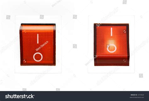 red power switch onoff stock photo  shutterstock