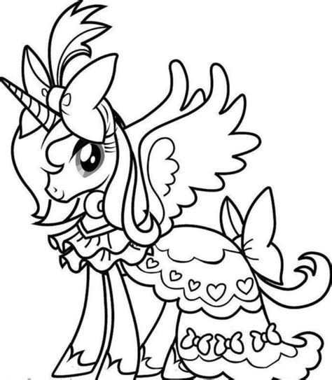 cute winged unicorn coloring page  printable coloring pages gambaran