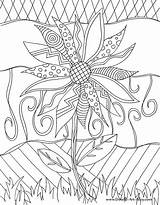 Coloring Pages Adults Doodle Printable Cool Alley Kids Doodles Colouring Sunflower Color Flower Adult Sheets Lets Book Print Ages Nature sketch template