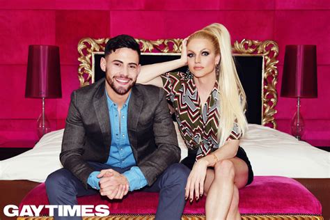 here s 17 extra photos from our exclusive courtney act and andrew brady