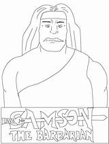 Samson sketch template