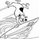 Scooby Doo Coloring Pages Waves Surfing Beach Wave Water Snacks Coloringkidz Sheets Getcolorings sketch template