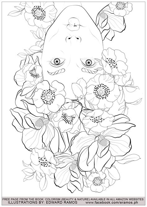 pretty nature coloring pages coloring pages