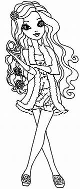 Pages Curly Coloring Hair Getcolorings Ever After High sketch template