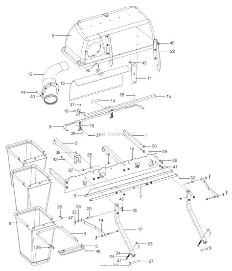 husqvarna collection system    parts diagram  repair parts