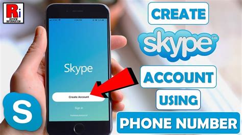 how to create skype account using phone number youtube