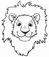 Lion Coloring Mask Cute Sheets Pages Angels Little Animals sketch template