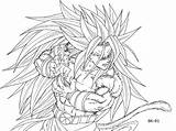 Goku Kamehameha Ssj5 Drawing Deviantart Lineart Coloring Dbz Bk Popular Da sketch template
