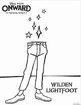 Onward Lightfoot Wilden Pixar Dibujalandia sketch template
