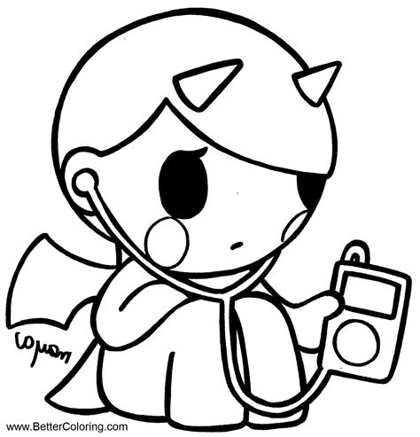 tokidoki unicorn pages coloring pages