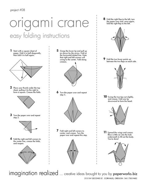 step  step origami crane petercalium