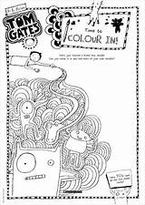 Gates Tom Activity Monster Colour Sheet Sheets Resource sketch template